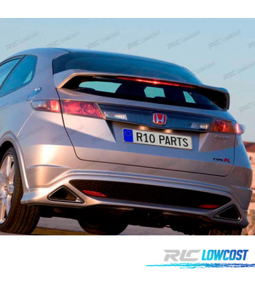 SPOILER PER HONDA CIVIC 8 HATCHBACK 08-12 LOOK R