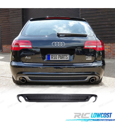 DIFFUSORE PER AUDI A6 C6 4F AVANT SEDAN 08-11 LOOK RESTYLING