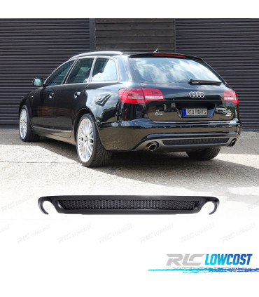 DIFFUSORE PER AUDI A6 C6 4F AVANT SEDAN 08-11 LOOK RESTYLING