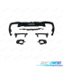 DIFFUSORE BMW F44 21-23 + TERMINALI DI SCARICO NERO LUCIDO
