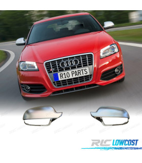 GUSCI SPECCHIETTI PER AUDI A3 A4 A5 CROMATI