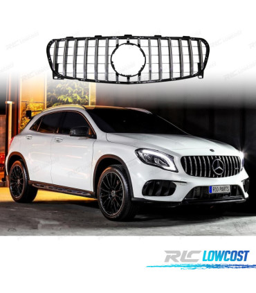 GRIGLIA MERCEDES GLA X156 17- CROMATA NERA LOOK AMG GT