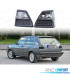 FANALI VOLKSWAGEN VW GOLF 2 NERO CROMATO