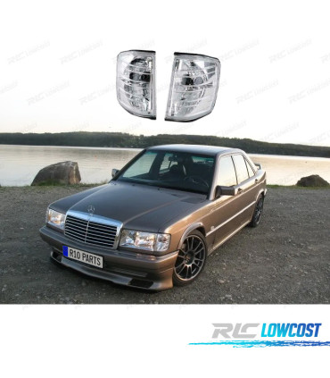 FRECCIE ANTERIORI CROMATE PER MERCEDES 190 W201 82-93