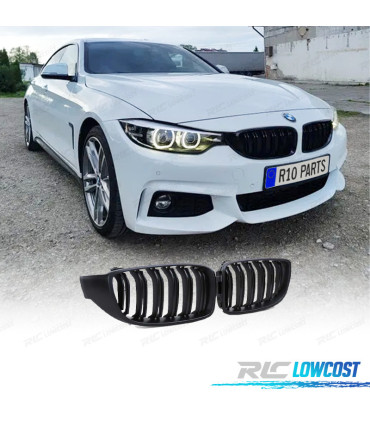 GRIGLIE PER BMW SERIE 4 F32 F33 F36 LOOK M4 NERO OPACO