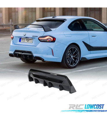 DIFFUSORE BMW G42 21-23 LOOK M PERFORMANCE NERO LUCIDO