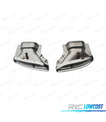 TERMINALI SCARICO MERCEDES CLASSE S W222 13-17 LOOK MAYBACH AMG CROMATO
