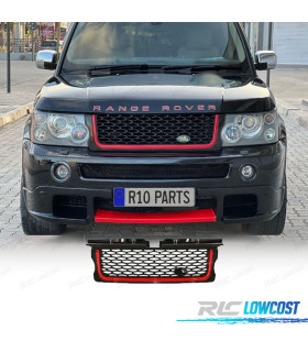 GRIGLIA RANGE ROVER SPORT 05-09 EDIZIONE NERA ROSSA