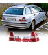 FANALI BMW SERIE 3 E46 98-05 ROSSO BIANCO