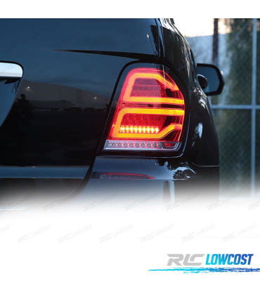 FANALI MERCEDES W164 05-08 BAR LED ROSSO CHIARO