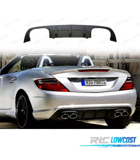 DIFFUSORE MERCEDES CLASSE SLK R172 11-15 LOOK AMG DOPPIA USCITA