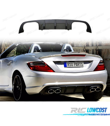 DIFFUSORE MERCEDES CLASSE SLK R172 11-15 LOOK AMG DOPPIA USCITA