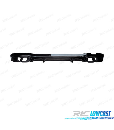 DIFFUSORE MERCEDES CLASSE E W213 20-24 LOOK AMG NERO LUCIDO + TERMINALI DI SCARICO