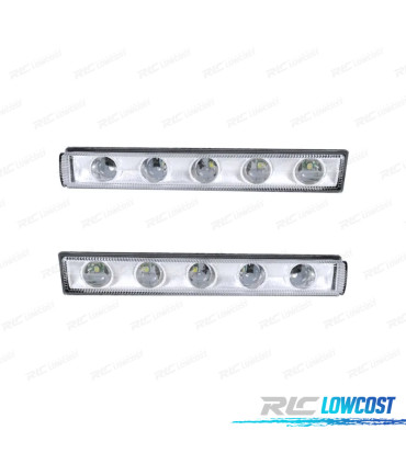 LUCI DIURNE MERCEDES CLASSE G W463 89-18 LOOK AMG G65 BIANCO