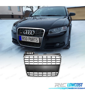 GRIGLIA AUDI A4 B7 04-07 LOOK S LINE CROMATO