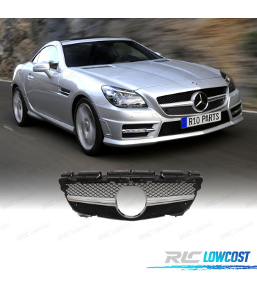 GRIGLIA MERCEDES SLK R172 11-14 LOOK AMG CROMATO NERO