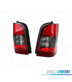 FANALI MERCEDES VITO W638 95-03 LED ROSSO AFFUMICATO