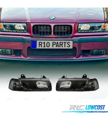 FARI BMW E36 90-99 LUCE DIURNA NERO