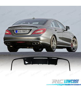 DIFFUSORE MERCEDES CLS C218 11-14 LOOK C63 AMG NERO LUCIDO