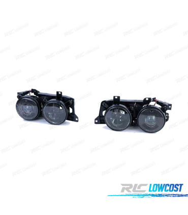 FARI BMW E34 88-95 E32 86-94 FONDO NERO
