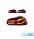 FANALI FULL LED VOLKSWAGEN VW GOLF 6 LIGHT BAR OLED DINAMICI ROSSO SCURO