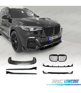 KIT CARROZZERIA BMW X7 G07 19-21 LOOK BLACK KNIGHT NERO LUCIDO