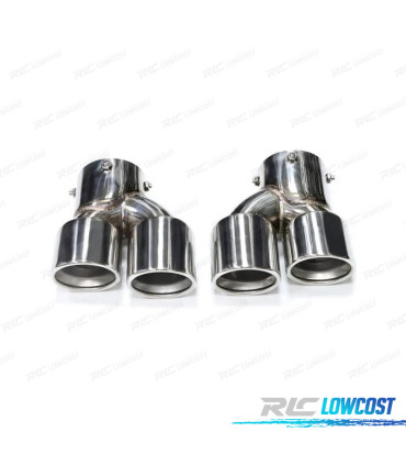 TERMINALI SCARICO BMW G20 20-22 LOOK M CROMATO