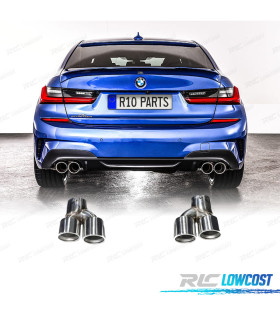 TERMINALI SCARICO BMW G20 20-22 LOOK M CROMATO