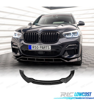 SPOILER LIP BMW X3 G01 18-20 LOOK M NERO LUCIDO