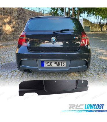 DIFFUSORE BMW E87 04-07 LOOK M DOPPIA USCITA SINISTRA