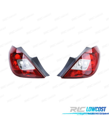 FANALI OPEL CORSA D 06- ROSSO BIANCO