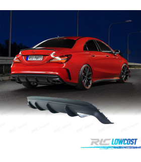 DIFFUSORE PER MERCEDES CLA C117 AMG 16-19 LOOK A45 NERO OPACO