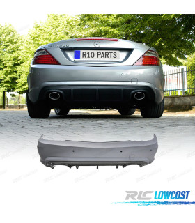 PARAURTI POSTERIORE MERCEDES SLK R172 11-15 LOOK AMG USCITA SINGOLA