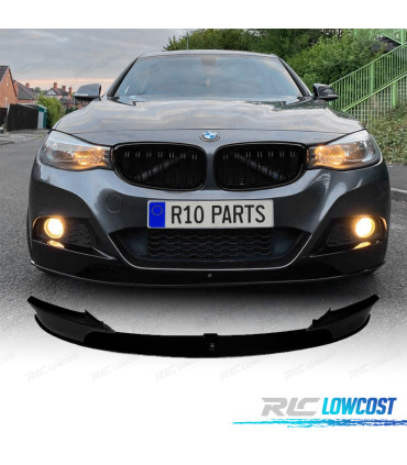 SPOILER LIP BMW SERIE 3 GT F34 13-19 LOOK M PERFORMANCE NERO