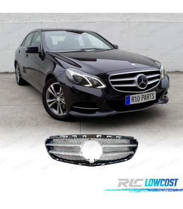 GRIGLIA MERCEDES CLASSE E W212 14-16 LOOK SPORT ARGENTO