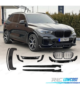 KIT CARROZZERIA BMW X5 G05 18-22 LOOK BLACK KNIGHT NERO LUCIDO