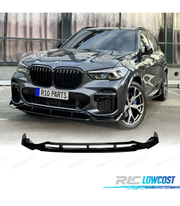 SPOILER LIP BMW X5 G05 21-23 LOOK BLACK KNIGHT NERO LUCIDO