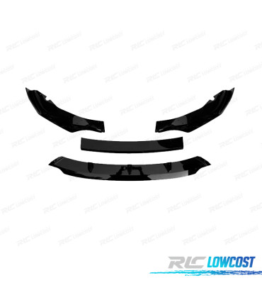 SPOILER LIP BMW X5 G05 21-23 LOOK BLACK KNIGHT NERO LUCIDO