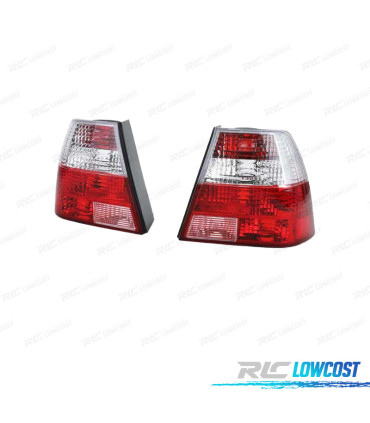 FANALI VOLKSWAGEN VW BORA 98-05 ROSSO BIANCO
