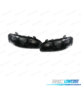 FARI PER OPEL OMEGA 94-99 LENTE A LENTE NERA