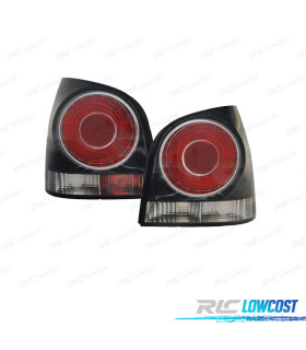 FANALI VOLKSWAGEN VW POLO 05-09 FONDO NERO