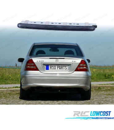 TERZA LUCE DI STOP PER MERCEDES CLASSE C W203 04-07 NERO AFFUMICATO