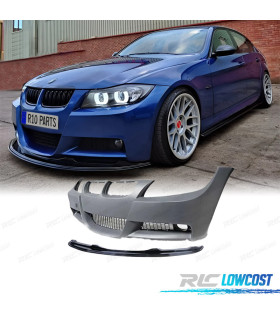 PARAURTI BMW E90 91 05-08 LOOK M SENZA SRA SENZA PDC + SPOILER ANTERIORE M PERFORMANCE