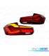 FANALI BMW F30 13-18 FULL LED LIGHT BAR OLED ROSSO