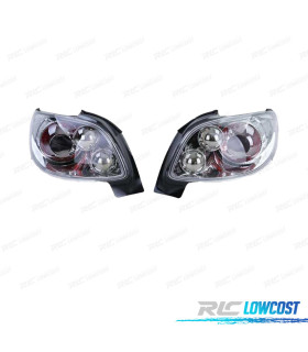 FANALI PER PEUGEOT 206 CC 98-09 FONDO CROMATO