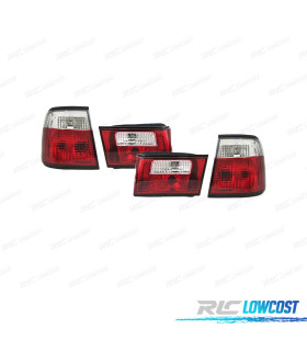 FANALI PER BMW SERIE 5 E34 88-95 ROSSO CROMATO
