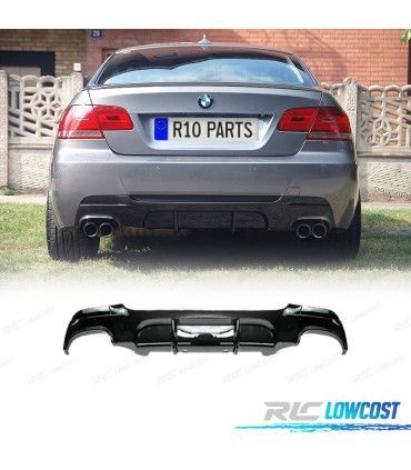 DIFFUSORE BMW E92 E93 06-14 LOOK M PERFORMANCE NERO LUCIDO