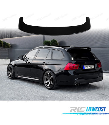 SPOILER ALETTONE BMW E91 TOURING 05-13 LOOK M PERFORMANCE NERO LUCIDO