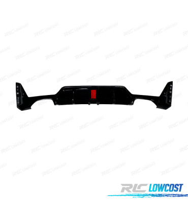 DIFFUSORE BMW G20 LCI 23-25 LOOK M NERO LUCIDO + LUCE DI STOP