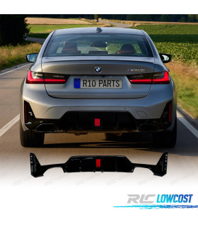 DIFFUSORE BMW G20 LCI 23-25 LOOK M NERO LUCIDO + LUCE DI STOP